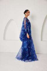 Maxi Kaftan - Lapis Escape - Blue