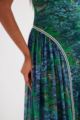 Midi Dress - Dream Safari- Green