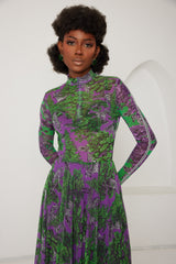 Two-Piece Skirt Set – Sportline Dream Safari- Purple