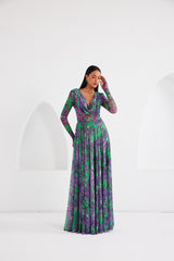 Two-Piece Skirt Set – Afterlight Safari- Green
