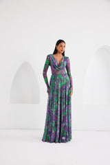 Two-Piece Skirt Set – Afterlight Safari- Green