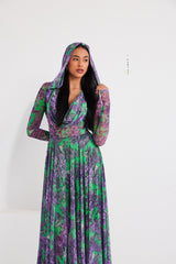 Two-Piece Skirt Set – Afterlight Safari- Green