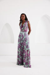 Two-Piece Palazzo Set – Afterlight Safari- Mint Green
