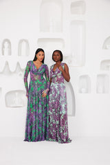 Two-Piece Skirt Set – Afterlight Safari- Green