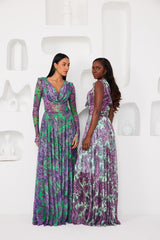 Two-Piece Skirt Set – Afterlight Safari- Green