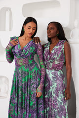 Two-Piece Skirt Set – Afterlight Safari- Green