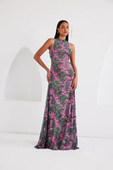 Maxi Dress – Sportline Safari- Pink