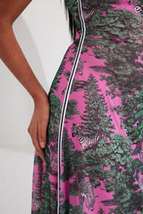 Maxi Dress – Sportline Safari- Pink