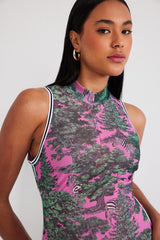 Maxi Dress – Sportline Safari- Pink