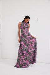 Maxi Dress – Sportline Safari- Pink