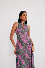 Maxi Dress – Sportline Safari- Pink
