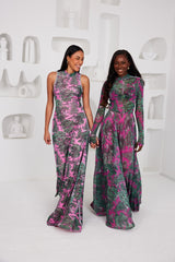 Maxi Dress – Sportline Safari- Pink