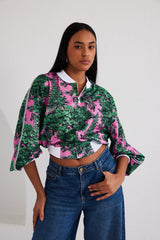 Bomber Jacket- Sportline Safari- Pink