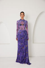 Two-Piece Skirt Set – Dream Eden Mirage- Purple