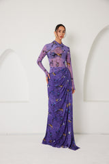 Two-Piece Skirt Set – Dream Eden Mirage- Purple