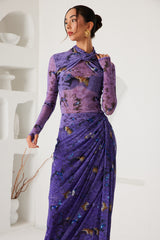 Two-Piece Skirt Set – Dream Eden Mirage- Purple