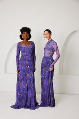 Two-Piece Skirt Set – Dream Eden Mirage- Purple