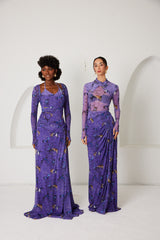 Two-Piece Skirt Set – Dream Eden Mirage- Purple