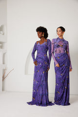 Two-Piece Skirt Set – Dream Eden Mirage- Purple