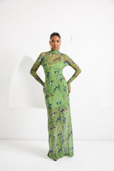 Maxi Dress - Dream Eden - Green