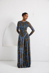 Maxi Dress - Dream Safari - Olive