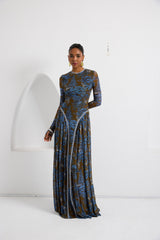 Maxi Dress - Dream Safari - Olive