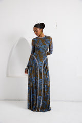 Maxi Dress - Dream Safari - Olive