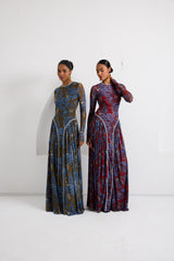 Maxi Dress - Dream Safari - Olive