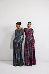 Maxi Dress - Dream Safari - Olive