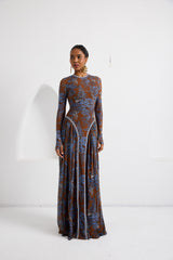 Maxi Dress - Dream Safari - Brown