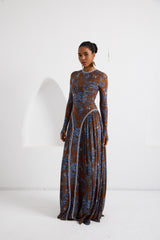 Maxi Dress - Dream Safari - Brown