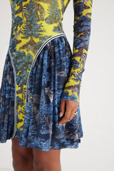 Mini Dress- Dream Safari - Yellow