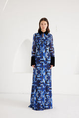 Maxi Dress - Signal Escape - Blue