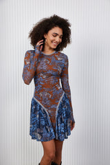 Mini Dress- Dream Safari - Brown