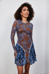 Mini Dress- Dream Safari - Brown
