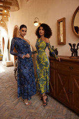 Midi Dress - Dream Safari - Yellow