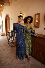 Midi Dress - Dream Safari - Yellow