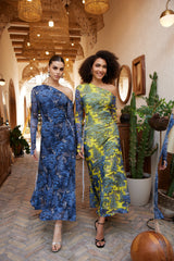 Midi Dress - Dream Safari - Yellow