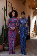 Two-Piece Set - Fractal Bloom - Red