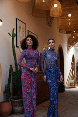 Two-Piece Set - Fractal Bloom - Red