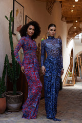 Two-Piece Set - Fractal Bloom - Red