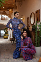Two-Piece Set - Fractal Bloom - Red