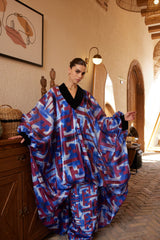 Maxi Kaftan - Reverie Escape - Burgundy