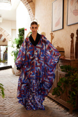 Maxi Kaftan - Reverie Escape - Burgundy