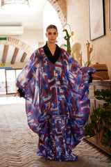 Maxi Kaftan - Reverie Escape - Burgundy