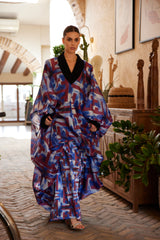 Maxi Kaftan - Reverie Escape - Burgundy