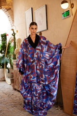 Maxi Kaftan - Reverie Escape - Burgundy