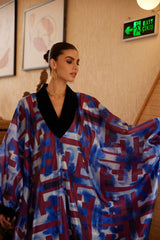 Maxi Kaftan - Reverie Escape - Burgundy