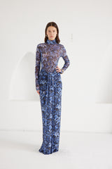 Two-Piece Set - Fractal Bloom - Blue