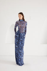 Two-Piece Set - Fractal Bloom - Blue